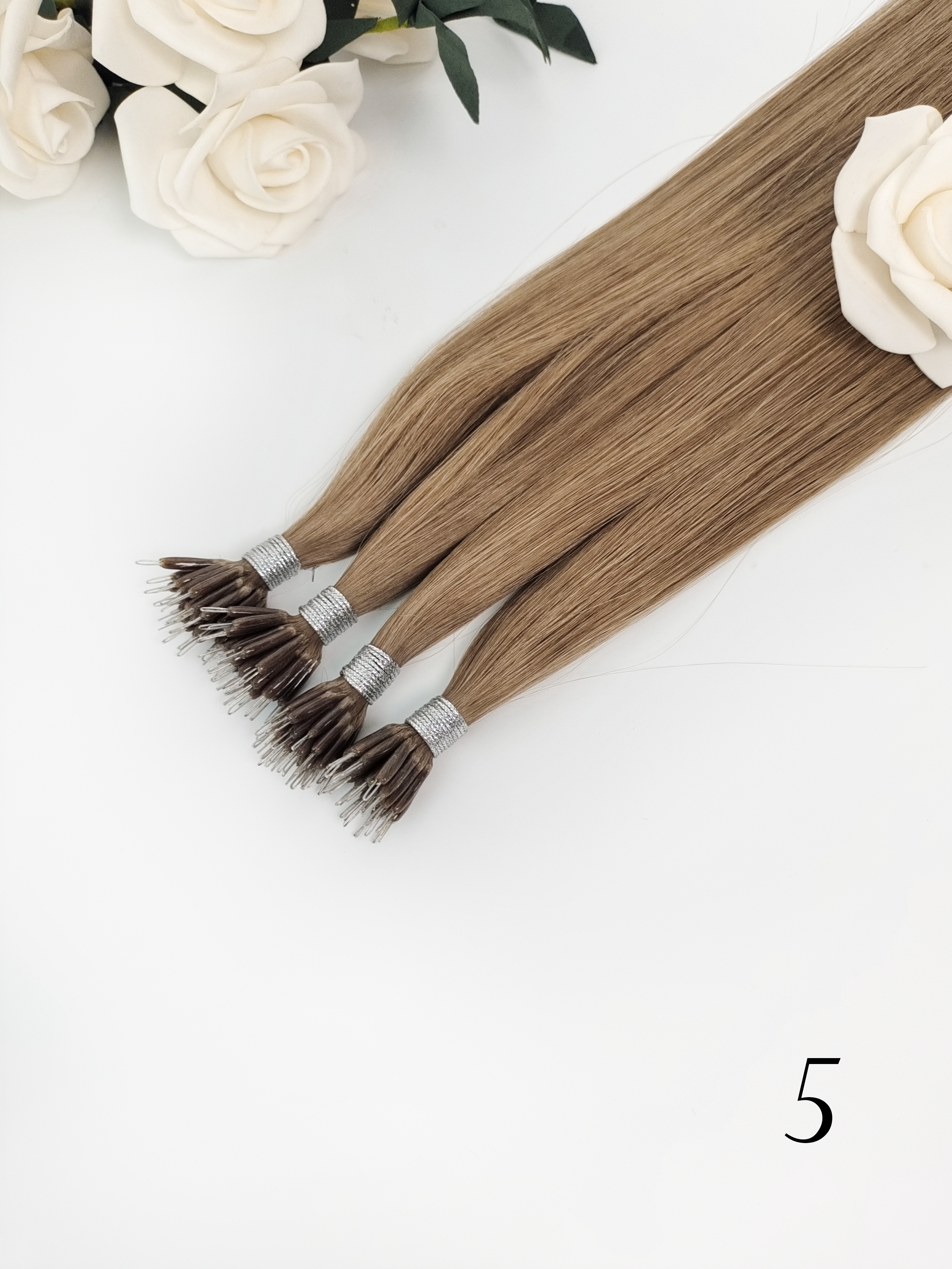 Metallic nano rings 50 strands per pack