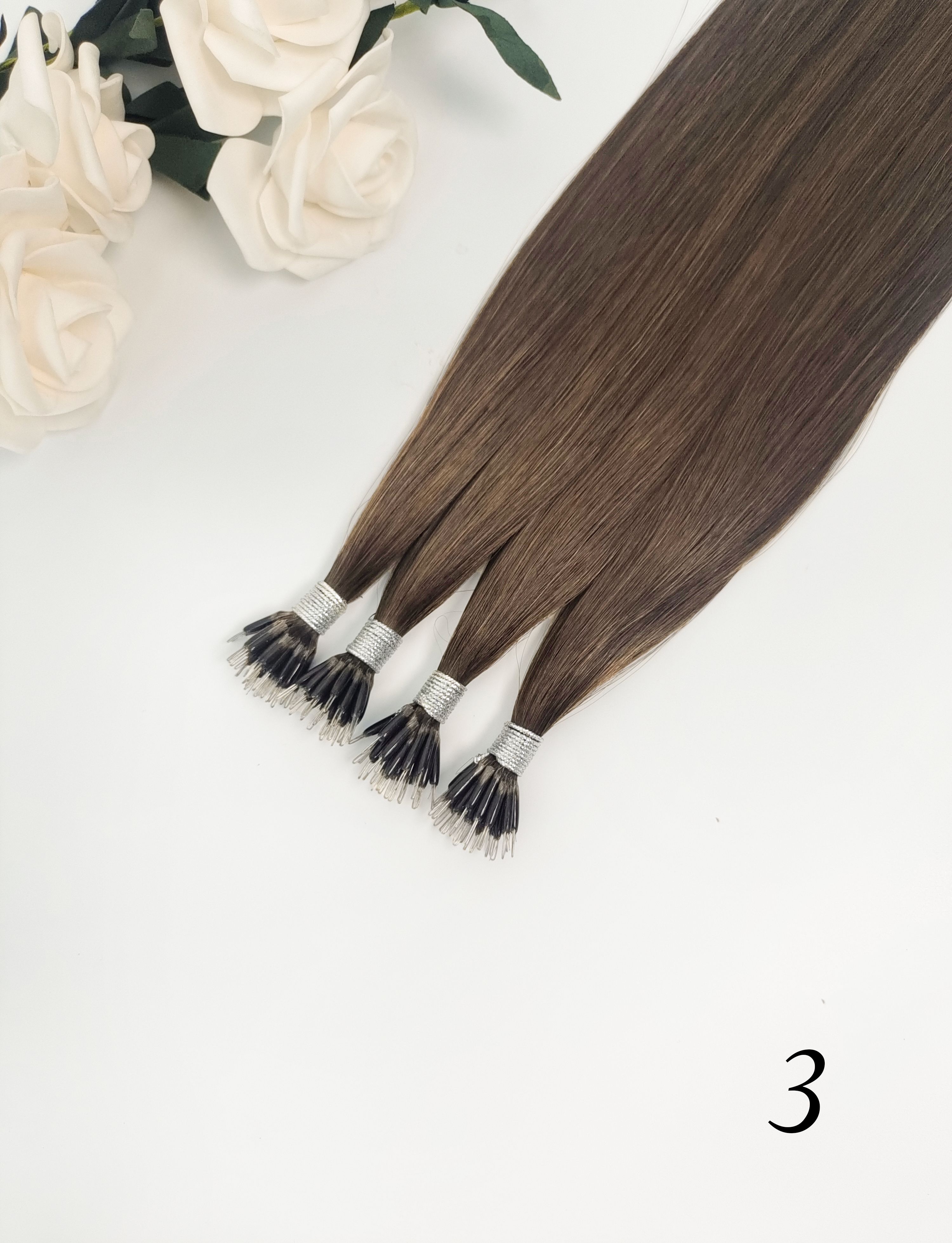 Metallic nano rings 50 strands per pack